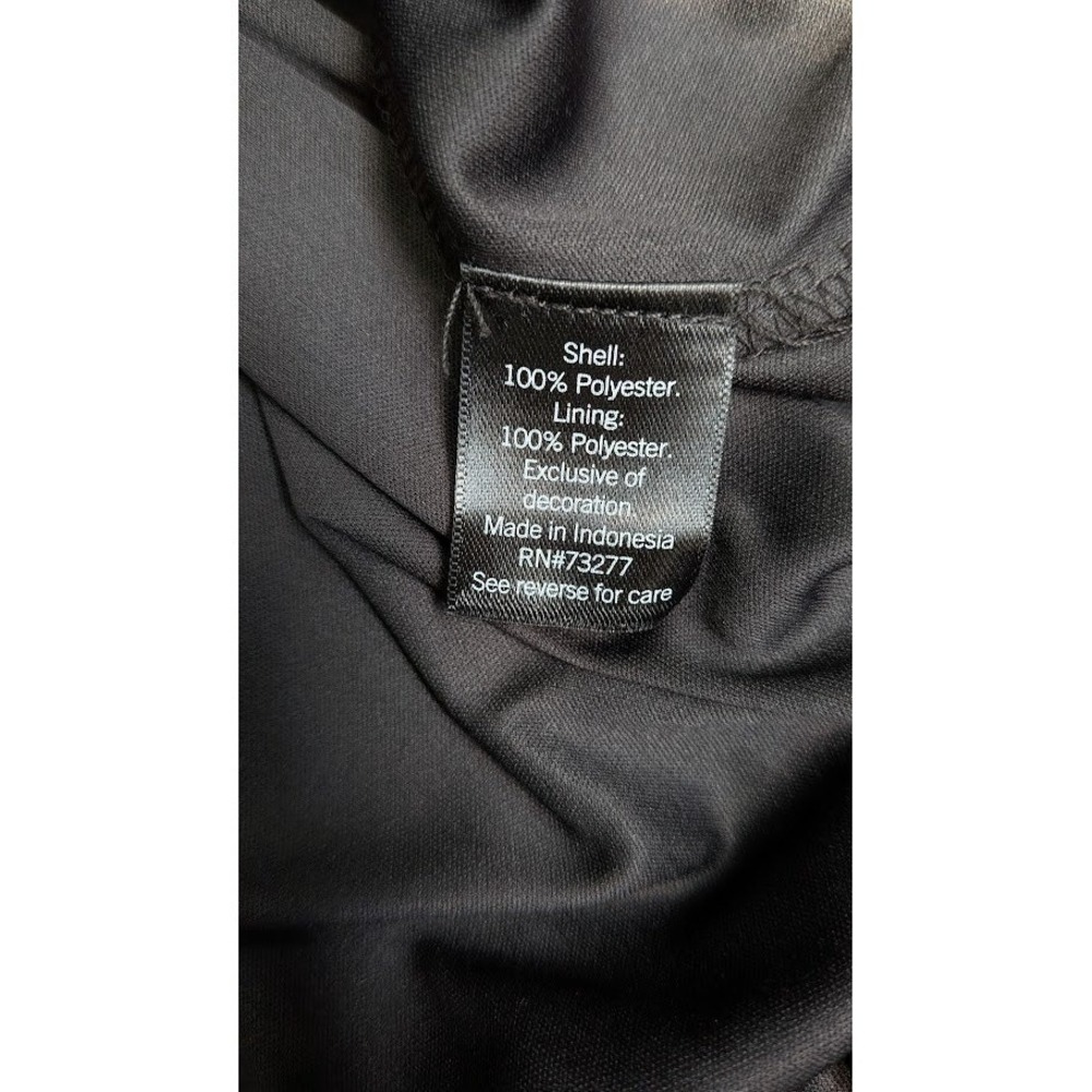 New Simply Vera Wang Maxi Dress M Shiny Blue Iridescent Tiered Glam Shimmer - Picture 14 of 15